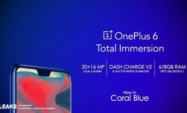 oneplus 6 - coral blue-312